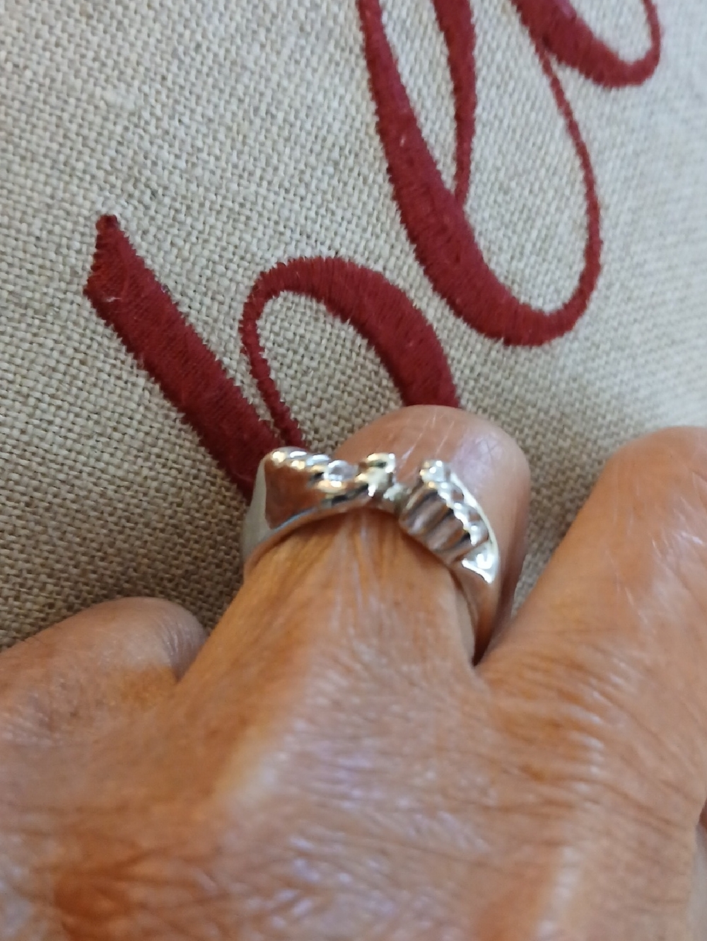 Vintage Pinky Swear Friendship  Ring Size 6 Unique Promise Ring
